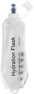 500ml Soft Flask Soft Water Bottle by CXWLJL