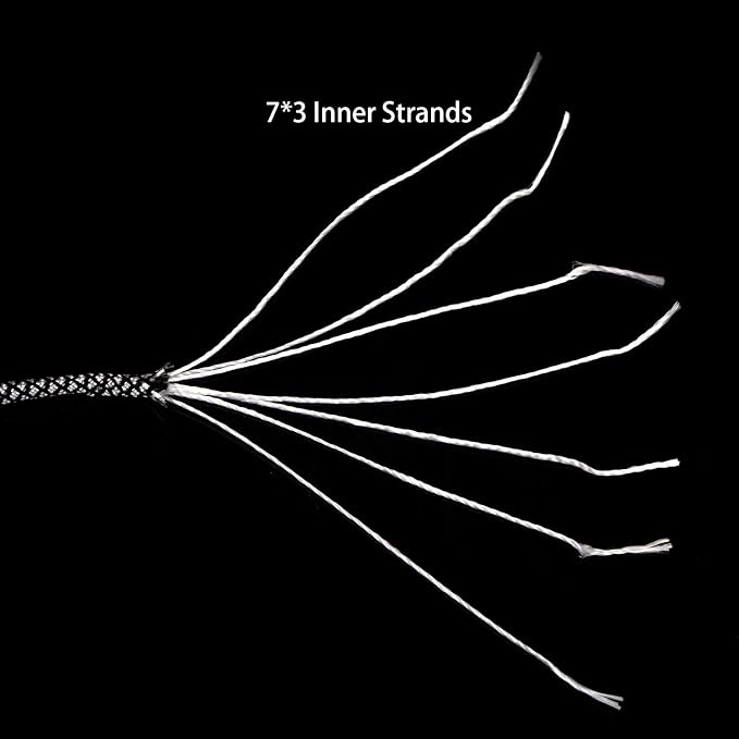 7 Strand Core 550lb Paracord Parachute Cord Lanyard Mil Spec Type III - 4mm 165 - Image 5