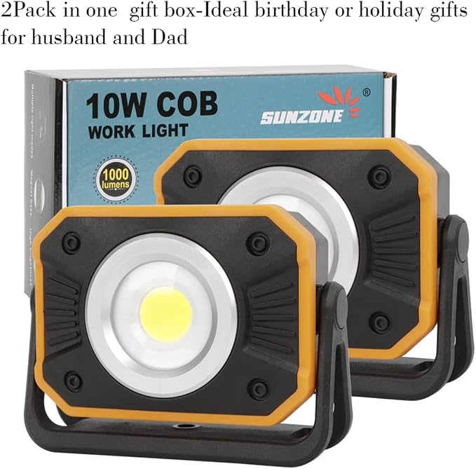 Sunzone Rechargeable LED Work Light, Portable Flood Light - Image 7