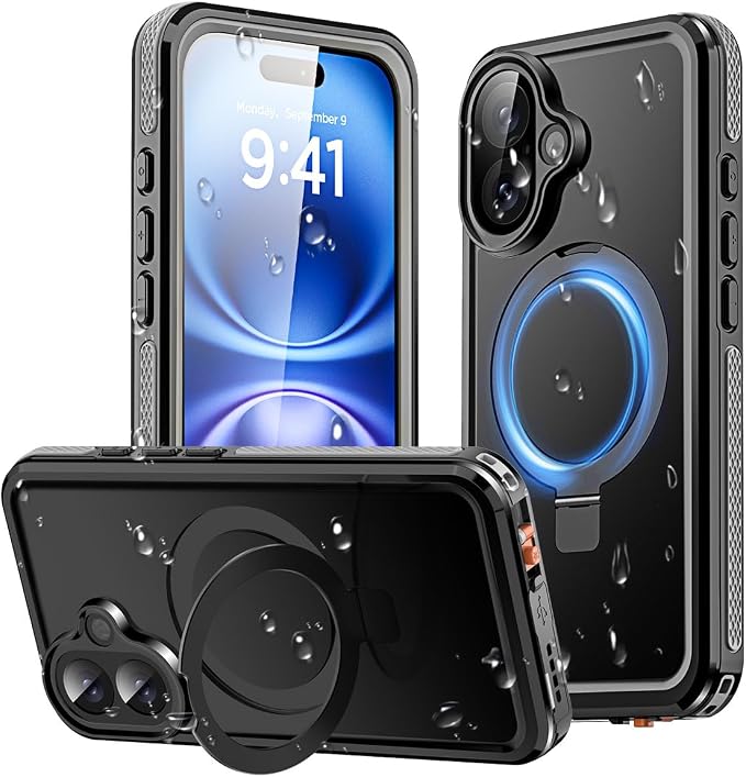 AICase Magnetic for iPhone 16 Case Waterproof Magsafe Shockproof Protective by AICase