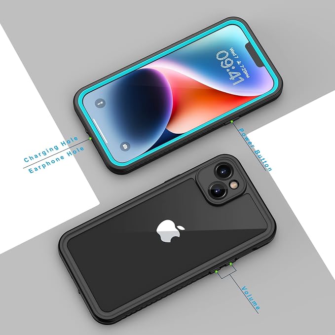 Lanhiem for iPhone 14 Case, IP68 Waterproof Dustproof Shockproof 14 Case - Image 6