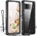 AICase for Google Pixel 8 Case Waterproof Clear Built-in Screen Protector by AICase