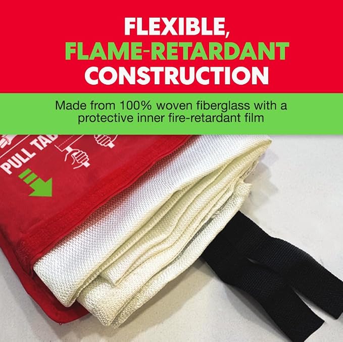 5-Pack Emergency Fire Blanket - Image 7