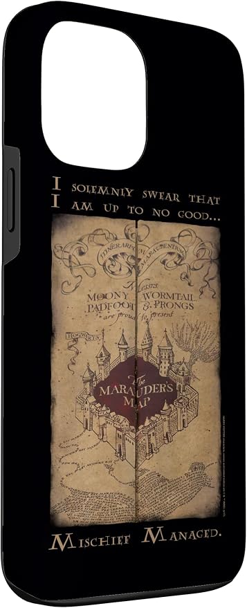 iPhone 13 Pro Max Harry Potter Marauder's Map Words Case - Image 3