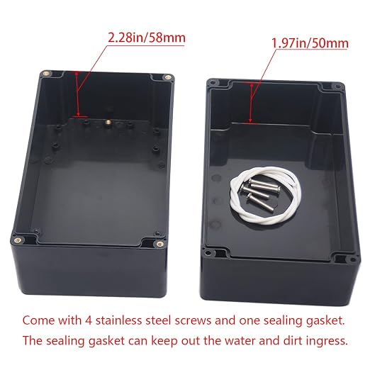 Junction Box IP65 Waterproof ABS Plastic Electrical Project Case Power Junction - Image 4