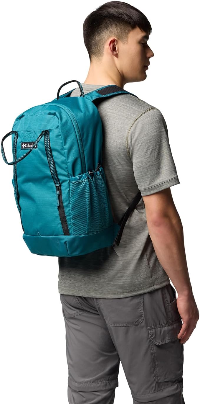 Columbia Unisex Echo Mountain 25L Backpack, River Blue/Black, One Size - Image 4