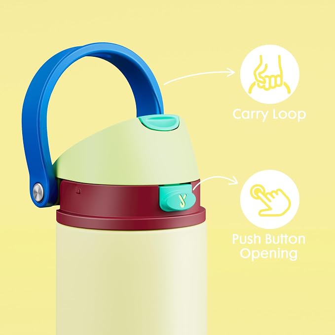 18 oz Insulated Water Bottle for Teens: Meoky Kids Water Bottle - Image 6