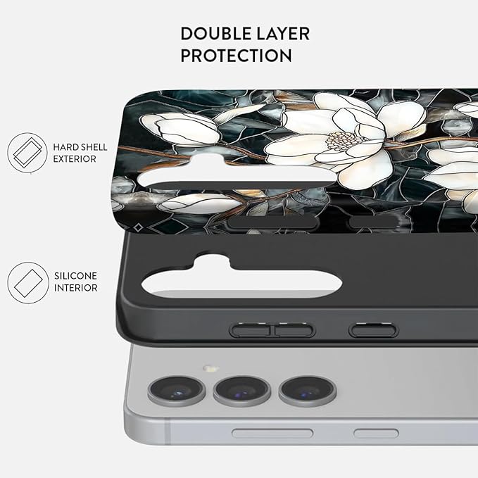Compatible for Samsung Galaxy S25 5G Case, Dual Layer Heavy Duty 2 in 1 - Image 2
