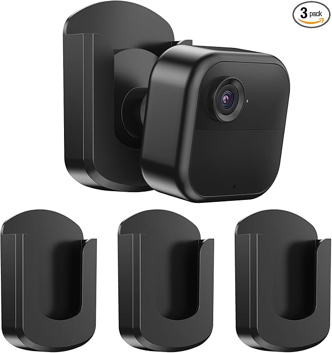 Blink Camera Mount, 3 Pack Adhesive Wall Mount Bracket by BOUNHOHE