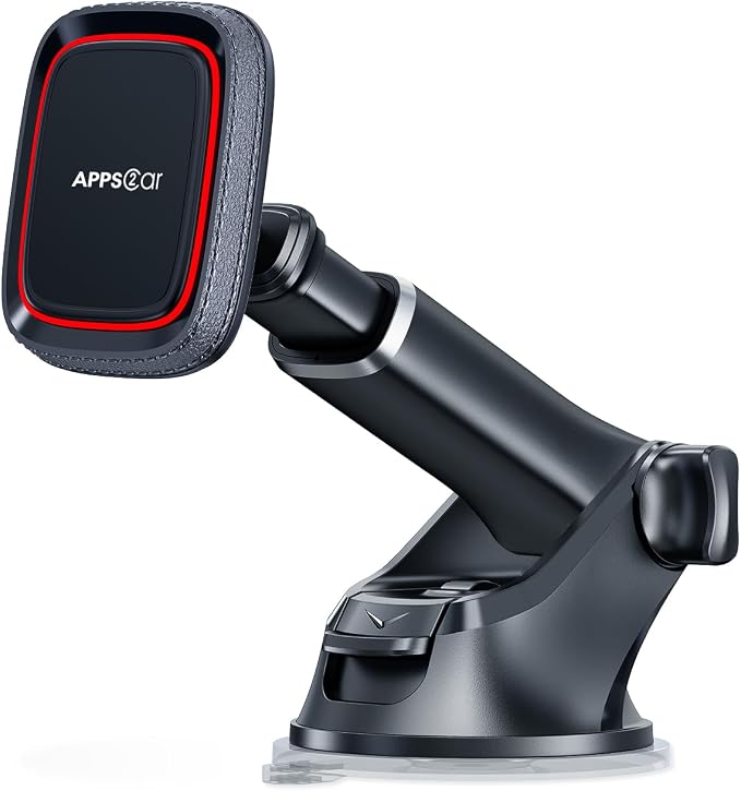 APPS2Car Magnetic Phone Mount for Car, Dashboard & Windshield Suction Cup Holder by APPS2Car
