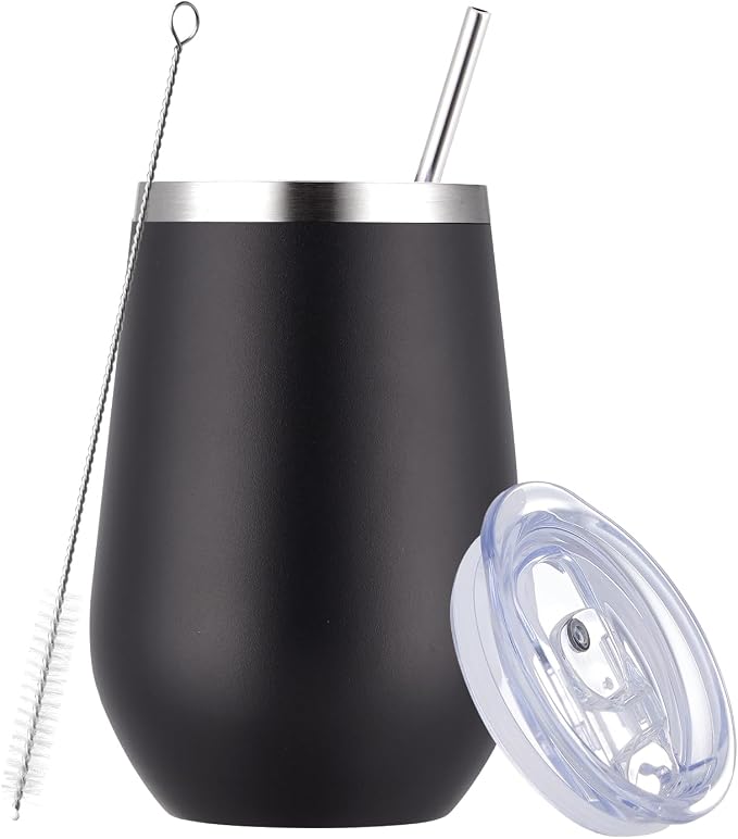 MEWAY 12oz Wine Tumbler Glasses by MEWAY