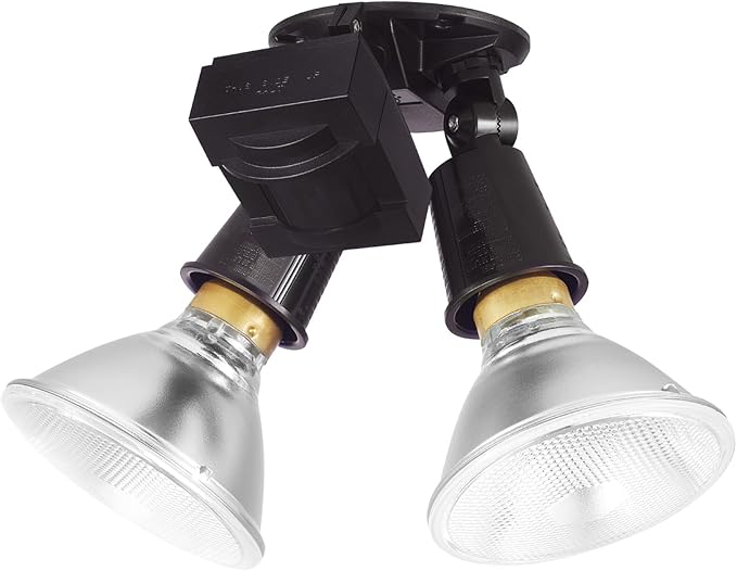 GLOBE Electric 240W Twin Head Motion Sensor Security Flood Light, 110° Detection - Image 5