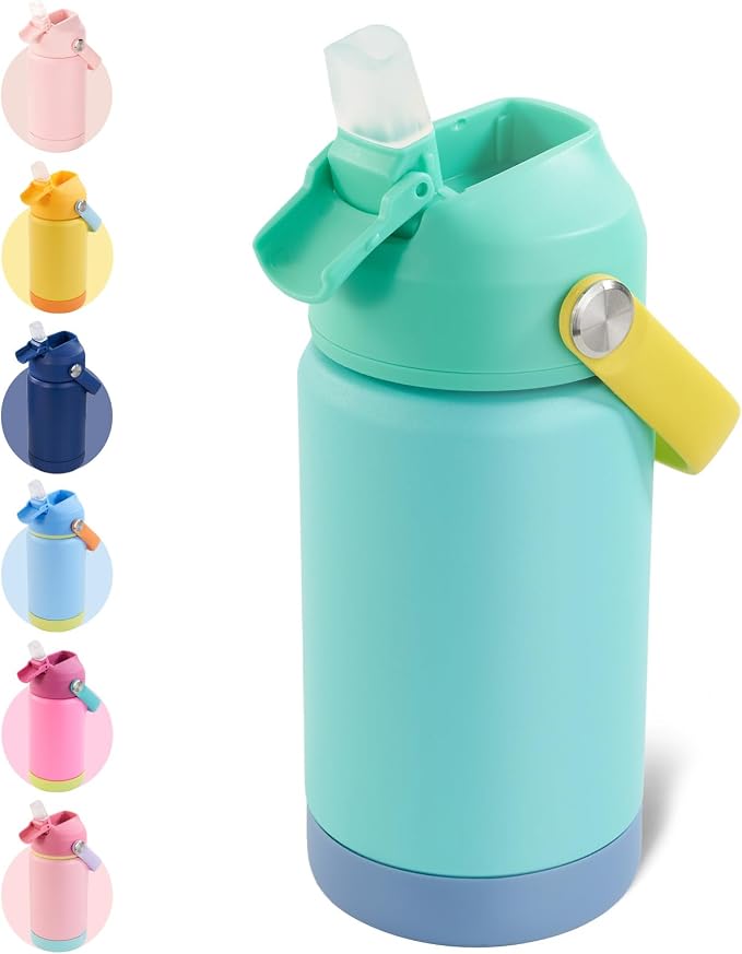 Kerilyn 12oz Kids Water Bottle, Stainless Steel Insulated Water Bottle by Kerilyn