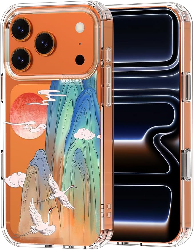 MOSNOVO for iPhone 17 Pro Case, Shockproof Military-Grade Protection 6.6ft Drop by Mosnovo