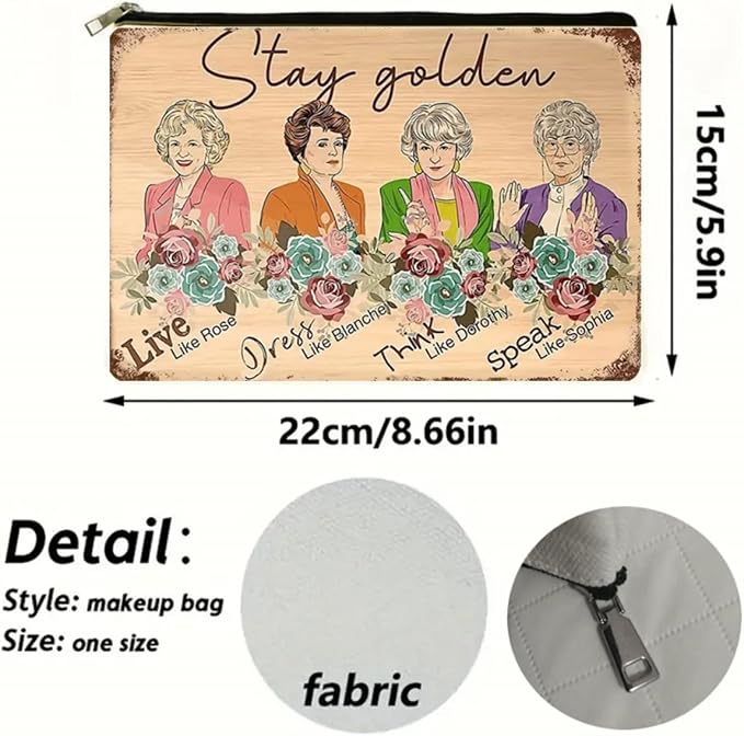 Stay Golden Women's Cosmetic Bag - Image 5