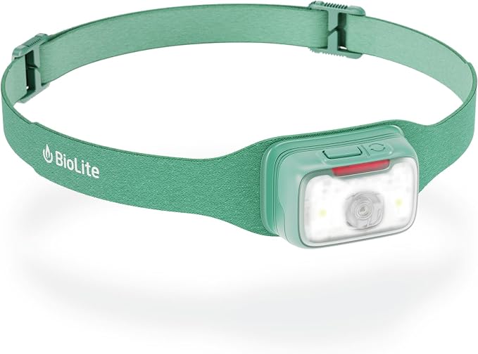 BioLite Range 400 Waterproof, Fast-Charging Rechargeable Headlamp, Mist Green by BioLite