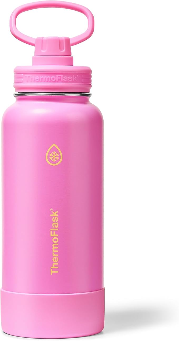 ThermoFlask 32 oz Double Wall Vacuum Insulated Stainless Steel Water Bottle by ThermoFlask