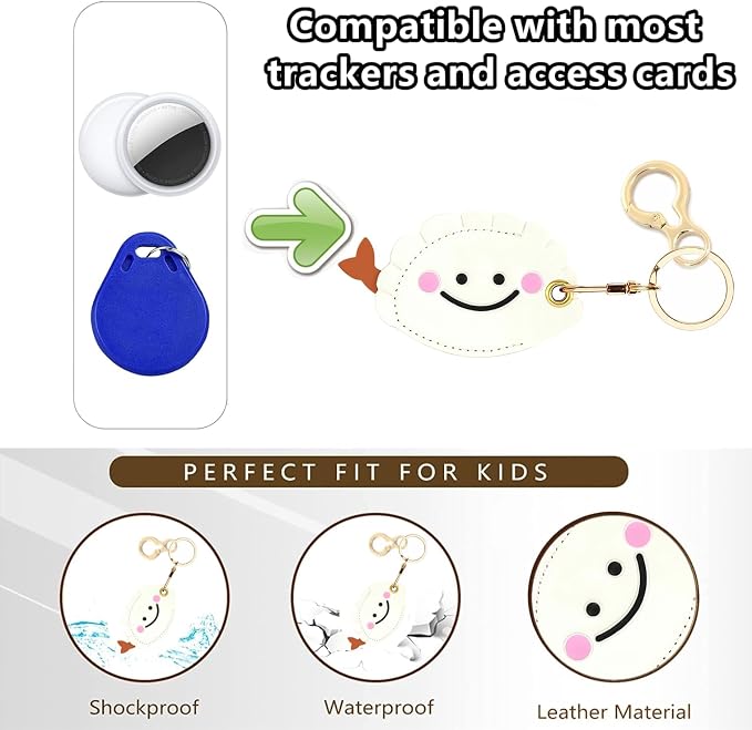 Leather Keychain Holder Case Compatible - Image 3