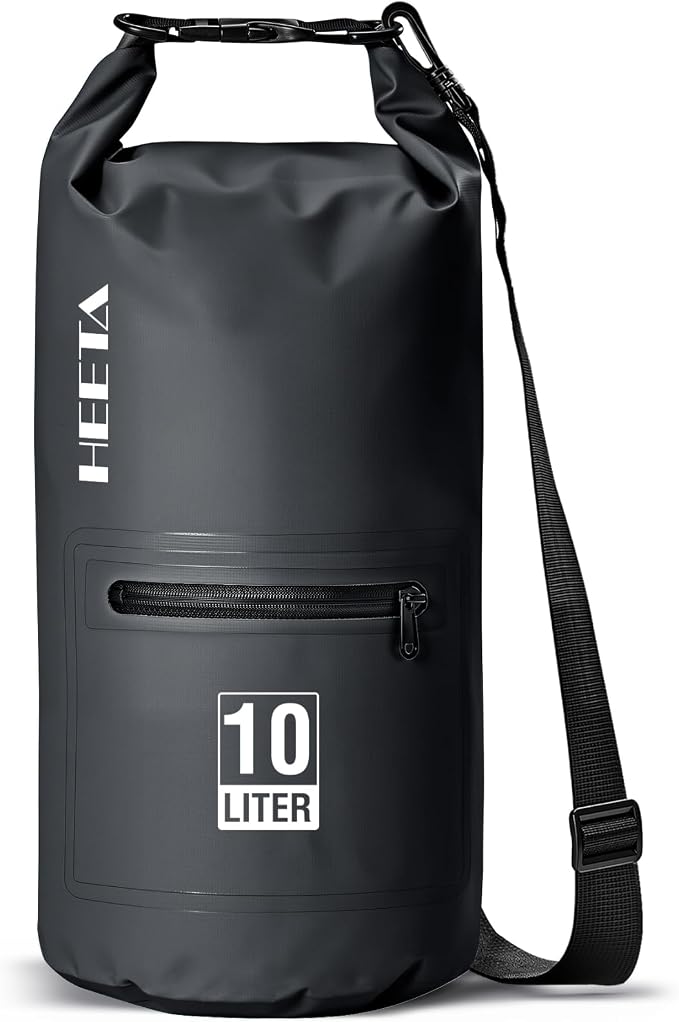 HEETA Waterproof Dry Bag with Front Zippered Pocket by HEETA