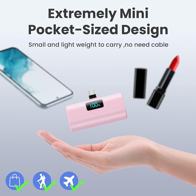 Portable Charger for iPhone 17/16/15 Series, Upgraded 5200mAh PD USB C Power - Image 7