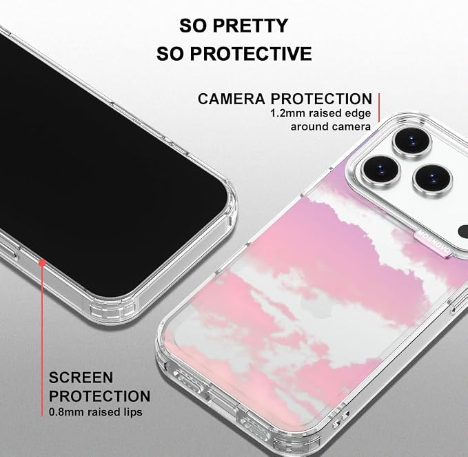 MOSNOVO for iPhone 17 Pro Case, Shockproof Military-Grade Protection 6.6ft Drop - Image 4
