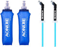 Azarxis TPU Soft Flask Collapsible Water Bottles BPA-Free 250ml 350ml 500ml by DesignedforOutdoorSports