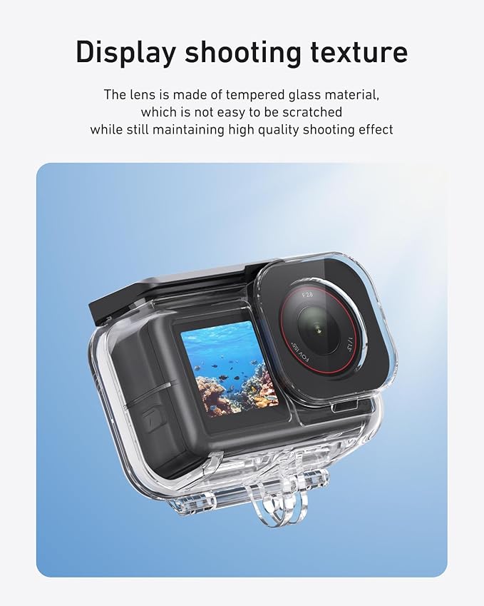 TELESIN Waterproof Case Combo for Action 6 Underwater Housing Shell Cage + - Image 4