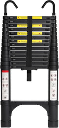 BOCOM 14.5 FT Aluminum Telescoping Ladder by BOCOM