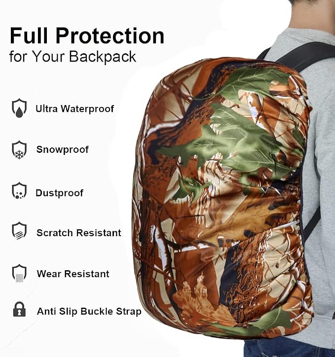 Waterproof Backpack Rain Cover - Image 3