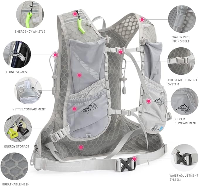 IX INOXTO Running Hydration Vest - Image 4