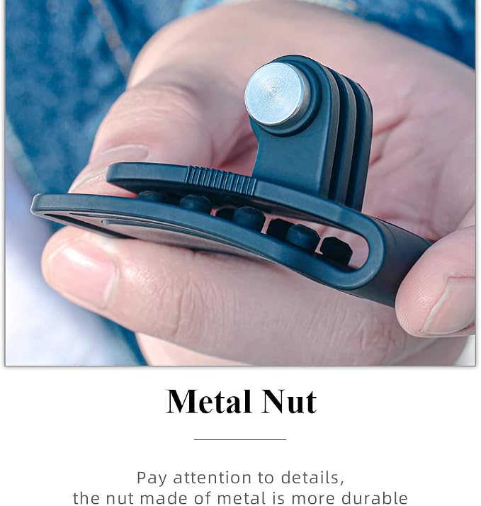 SUREWO Baseball Hat Clip Mount Baseball Cap Clamp Quick Release Mount Compatible - Image 5