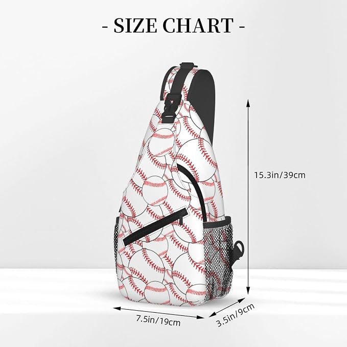 Sling Backpack For Men Hiking Daypack Crossbody Shoulder Bag Travel Chest Pack - Image 6