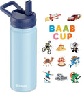 baab 18oz Kids Water Bottle, Insulated Water Bottle by baabKidWatterBottle