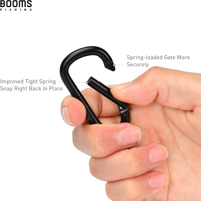 Booms Fishing CC2 Carabiner Clip, 2.3" Small Carabiner Keychain - Image 2