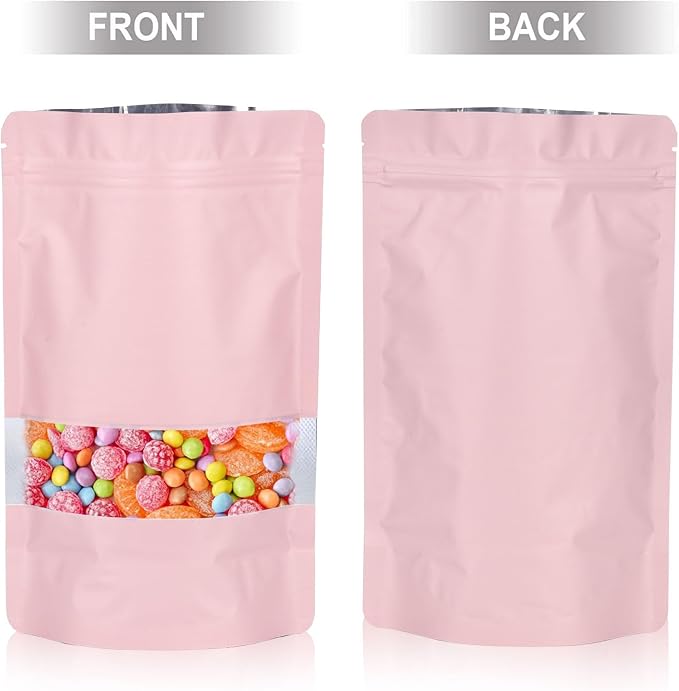 5.5"x7.8" 120pcs Mylar Bags for Food Storage, Smell Proof Bag - Image 4