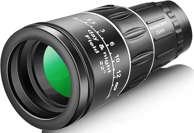 High Powered 16X52 Monocular Telescope by Pankoo-UltimateView