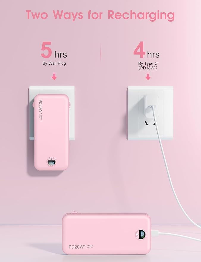 Portable Charger, 10000mAh PD20W Fast Charging Power Bank - Image 8