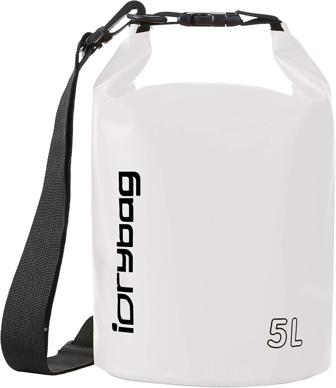 IDRYBAG Dry Bag for Kayaking Waterproof 2L/5L/10L/15L/20L, Small Dry Sack by iDrybag+