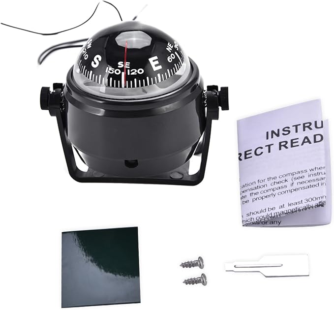 Car Compass Marine Dash Mount, LED Boat Compasses - Image 7