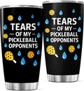 CUBICER Tears Of My Pickleball Opponents Design 20 Oz Stainless Steel Tumbler by CUBICER