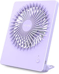 Zuvas Desk Fan Battery Operated Fan Rechargeable 180°Tilt Folding Personal Fan by Zuvas