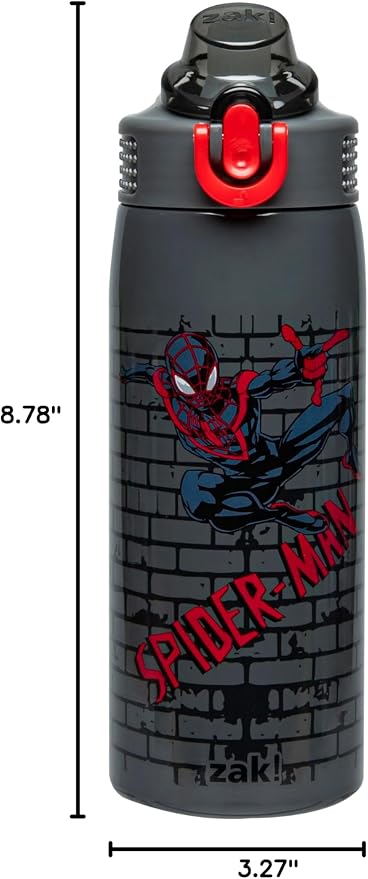 Zak Designs Marvel Spider-Man Sage Kids Water Bottle - Image 10