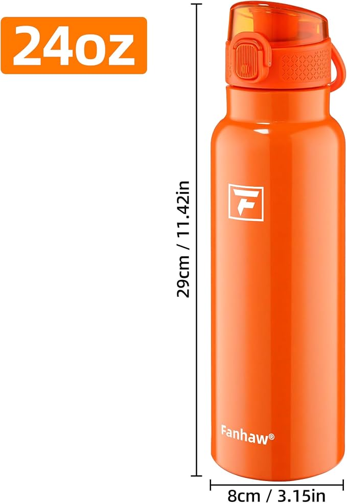 Fanhaw Daylite Series 24 oz Stainless Steel Insulated Water Bottle - Image 6