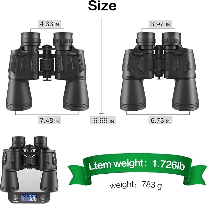RONHAN Binoculars for Adults High Powered, Military HD Professional/Daily - Image 8