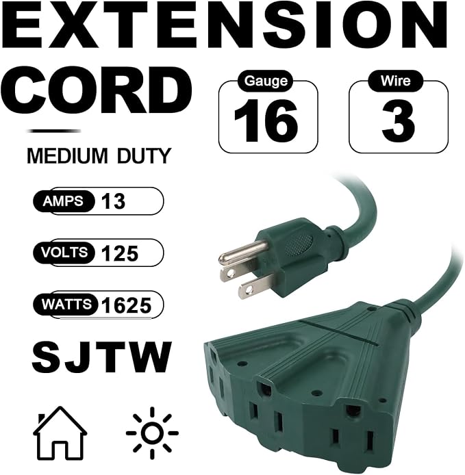 EP 25 Ft Outdoor Extension Cord - Image 2