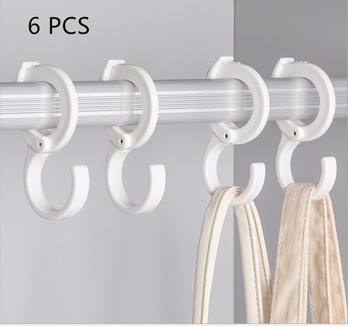 White Hanging Hooks, Table Edge Hook, Hook Clip, Hanging Clips Hook, Windproof - Image 3
