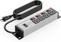 CCCEI Heavy Duty Surge Protector Power Strip 20 Amp Individual Switches. 25FT by CCCEI