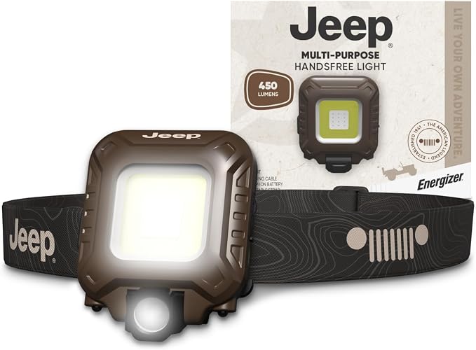 Energizer Jeep MP-450 Headlamp Rechargeable, Ultra Bright LED Rechargeable Head by Energizer