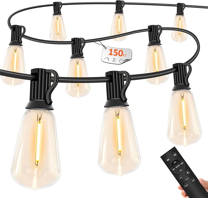 YOYONACY 150 FT Outdoor String Lights by YOYONACY