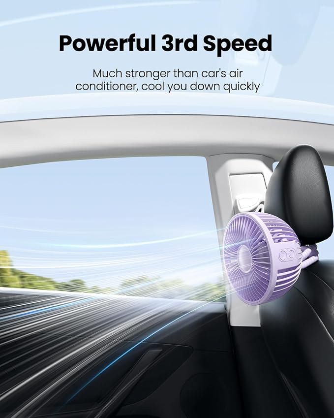 Gaiatop Oscillating Baby Stroller Fan - Image 6